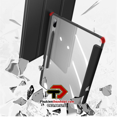 Bao da chống sốc dành cho SamSung Galaxy Tab S7 FE có ngăn đựng bút hiệu Dux Ducis Toby - Hàng nhập khẩu