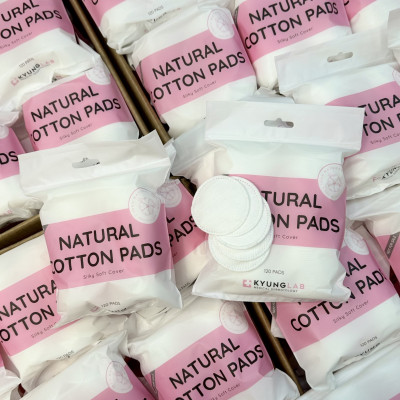 Bông tẩy trang 100% cotton tự nhiên