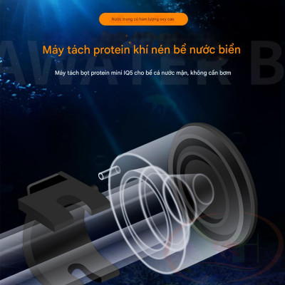 Máy tách bọt Wajababy Protein Separator Skimmer lọc vệ sinh bể san hô cá biển