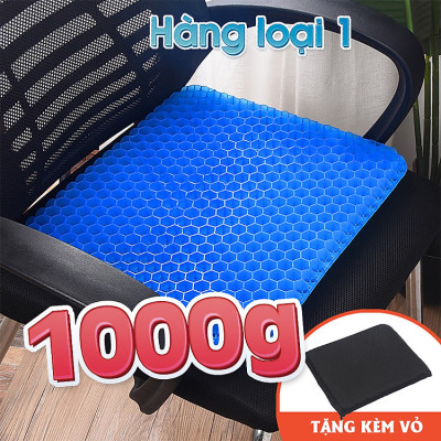Đệm ngồi lót ghế ô tô cao su thoáng khí hỗ trợ tuần hoàn máu E3-L206