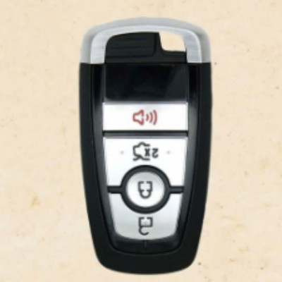 Bao Da Chìa Khóa Ô Tô Handmade FORD 4 nút Da Bò Thật - hàng chính hãng