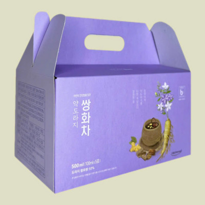 Trà Thảo mộc SSanghwacha rễ cát cánh - Bell Flower Herb Tonic Tea - Ginseng House hộp 5 gói x 100ml