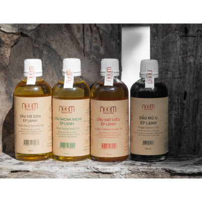 DẦU SACHA INCHI ÉP LẠNH 350ml & 100ml - NOOM (tặng vòi nhấn cho chai 350ml)