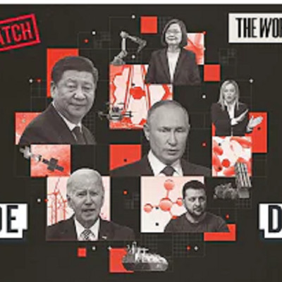 Tạp chí tiếng Anh: The World Ahead 2023 - nhập khẩu từ Singapore, ấn bản 1 năm 1 lần của The Economist