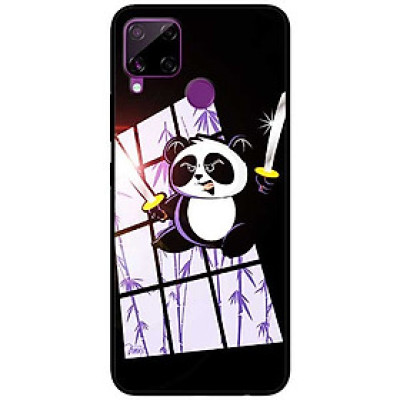 Ốp lưng dành cho Realme C15 mẫu Gấu Cầm Gươm