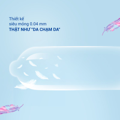 Bao cao su Shell Intense siêu mỏng 0.04mm - Hộp 10 cái | SHELL CHÍNH HÃNG