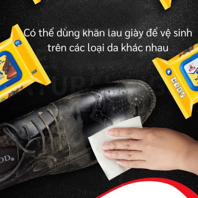 Giấy vệ sinh  giày thể thao cho nam và nữ ,  bịch 30 tờ ,tiện lợi siêu sạch vệ sinh giày nhỏ gọn dễ dàng mang theo 