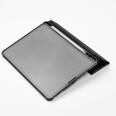 Bao da Cho IPAD Pro 11 inch M4 2024 Air 5/Air 4 10.9/ Pro 11 inch/Gen 9 8 7th 10.2/Gen 10 hiệu  WIWU Classic II mặt lưng dẻo chống sốc chống va đập có khay đựng bút - Hàng chính hãng