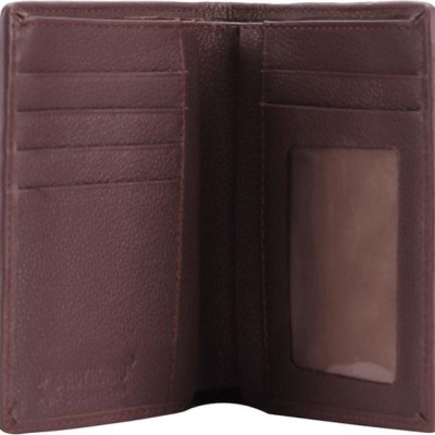 Ví Nam Huy Hoàng HT2409 (10 x 12.5 cm) - Nâu Đỏ
