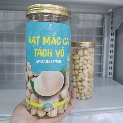 Macca tách vỏ (hũ 500gr)