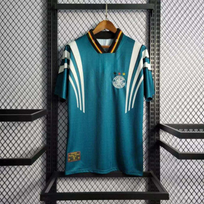 Áo Bóng Đá Retro Tuyển Đức 1996 - Sân Khách bản cao cấp vải Cotton Polyester
