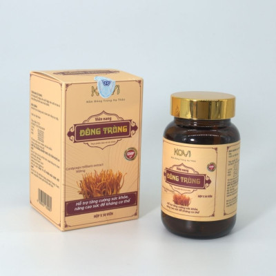 Viên nang tinh chất đông trùng hạ thảo KOVI 300g | 30 viên | Tiện lợi dễ sử dụng