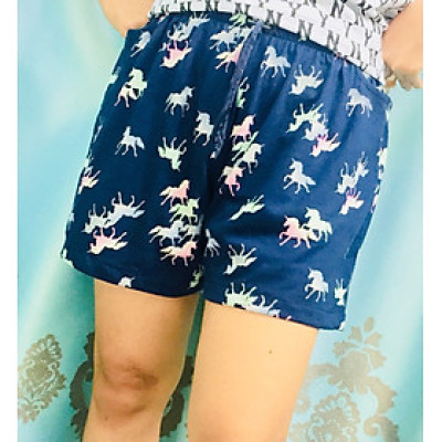 Combo 3 quần đùi nữ, thun cotton co giãn 4 chiều, dùng mặc ở nhà, đi chơi đều được 