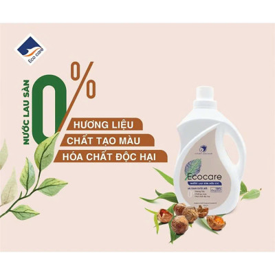 Nước Lau Sàn Hữu Cơ Bồ Hòn Ecocare Chai 4000ml