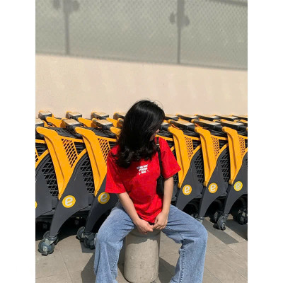 Áo Thun Nữ 100% Cotton In Chữ SỐNG NAY STRESS MAI