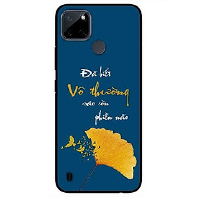 Ốp lưng dành cho Realme C21Y - C25Y mẫu Chiếc Lá Vô Thường