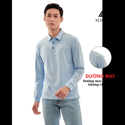 Áo Thun Nam Dài Tay Aligro Chất Liệu Cotton Cao Cấp, Siêu Mềm Mại, Dày Dặn, Cực Dễ Chịu, Thấm Hút Tốt ALGAPD054