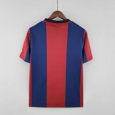 Áo Bóng Đá Retro Barcelona 1998 - Sân Nhà bản cao cấp vải Cotton Polyester