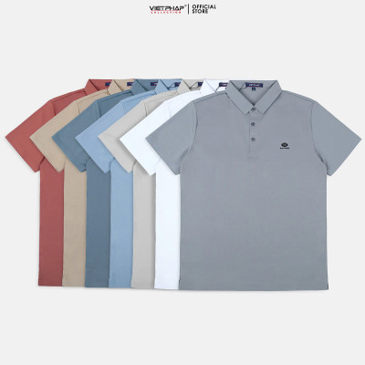 Áo Polo Nam VIỆT PHÁP Form Luxury - Thun Lụa Lạnh, lịch lãm, sang trọng 2A116