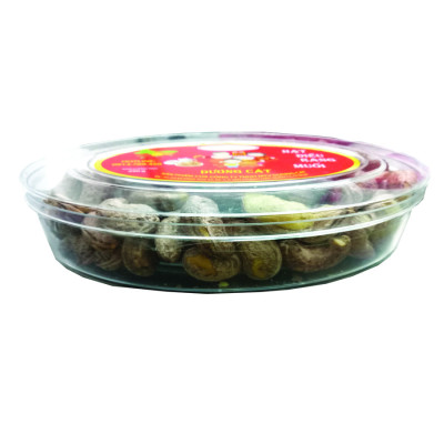 Hạt điều lụa rang muối Dương Cát 250g Hộp Elip