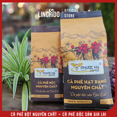 Cà Phê Bột Nguyên Chất - Cà Phê Đặc Sản Gia Lai - 500 gram