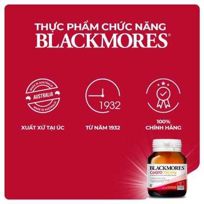 Viên uống Blackmores hỗ trợ duy trì sức khỏe tim chai 30 viên