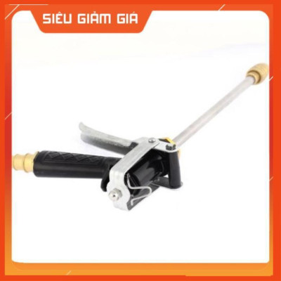 Bộ dây vòi xịt nước rửa xe,tưới cây .tăng áp 3 lần,loại 3m, 5m 206318H đầu đồng, đai+ tặng túi đựng bút