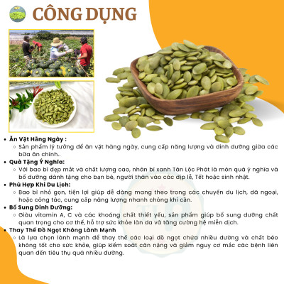 NHÂN HẠT BÍ XANH TÂN LỘC PHÁT