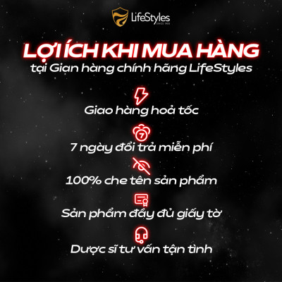 Gel bôi trơn LifeStyles Aloe Lubricant bôi trơn quan hệ gốc nước không chứa Paraben 50ml