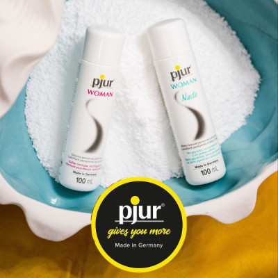 Gel bôi trơn silicone Pjur Woman Chai 100ml chất lỏng nhẹ mềm mại và an toàn cho da không chứa hóa chất an toàn sức khỏe