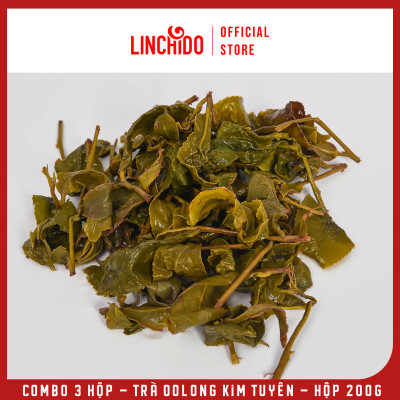 Combo 3 Hộp - Trà Oolong Kim Tuyên - Hộp 200g