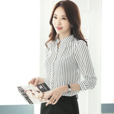 Sơ mi nữ kẻ sọc hàng quảng châu SM13