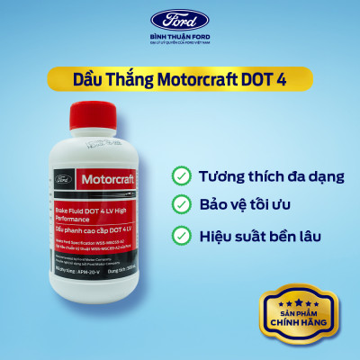 [COMBO GIÁ HỜI] Má Phanh Trước Ô Tô (Ford Ranger 2011++) + Dầu Phanh DOT 4 cao cấp | Motorcraft Chính Hãng