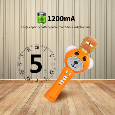 Máy nghe nhạc Laiannwell Q30 Micro BT Karaoke không dây USB có Micrô để hát