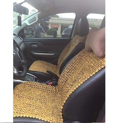 Đệm khoác ghế ô tô hạt gỗ Bách Xanh 12ly - Nệm , Thảm trang trí nội thất xe ô tô , Lót ghế văn phòng , ghế giám đốc trong phòng làm việc , phòng học 