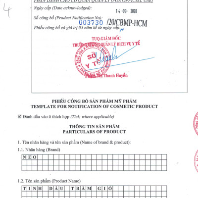 Tinh Dầu Thiên Nhiên Nano Tràm Gió 5ml