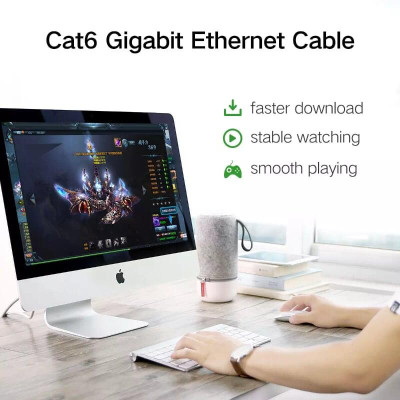 Ugreen UG20177NW102TK 5M màu Trắng Cáp Mạng Lan Cat6 UTP - HÀNG CHÍNH HÃNG