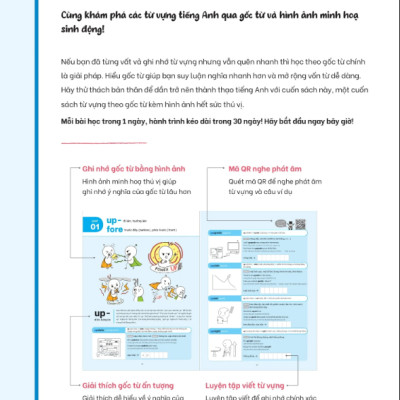 Sách - Chinh Phục Gốc Từ Tiềng Anh Bằng Hình