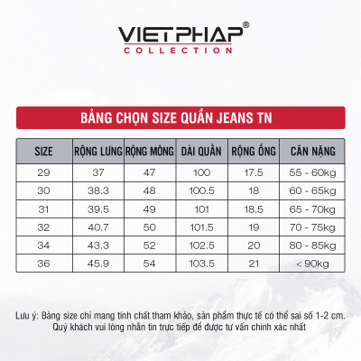 Quần Jeans Nam VIỆT PHÁP Chất liệu Jeans Cotton Cao Cấp co giãn, độ bền màu cao 1102
