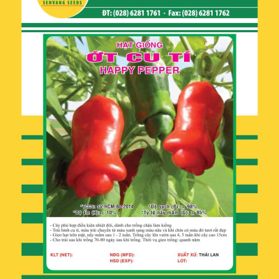 Hạt giống ớt Cu Tí - Ớt Peter VTS144