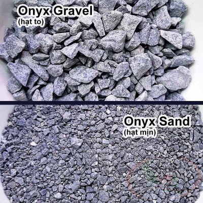 Nền Seachem Onyx Sand hạt mịn, Gravel hạt to giữ pH cao hồ cá tép màu sula