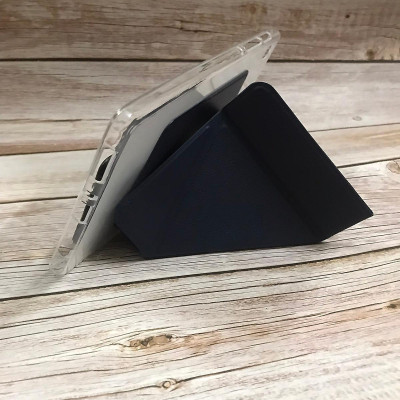 Bao da cho Samsung Galaxy Tab A9, A9 Plus lưng silicon hiệu ONJESS chống sốc hỗ trợ tắt mở màn hình, gấp chữ Y tam giác đa năng - Hàng chính hãng