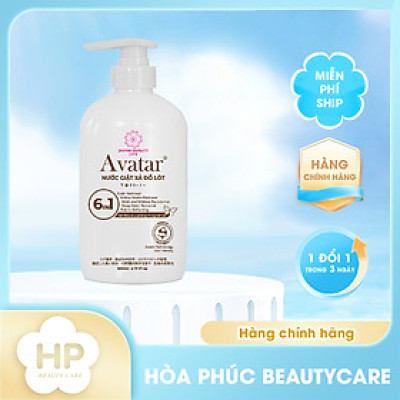 Nước Giặt Đồ Lót Lưu Hương 48 Hours 6 In1 Hương Hoa Cỏ Tươi Mát Avatar (Chai 500 mL)