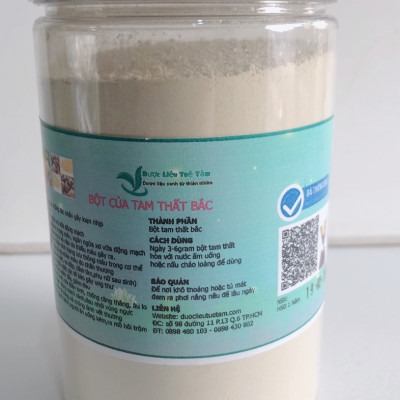 Bột tam thất nguyên chất 100%