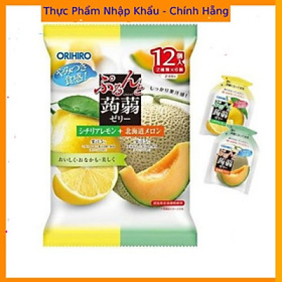 Thạch trái cây Orihiro Nhật Bản cho bé gói lớn 240g ( 20gx12)