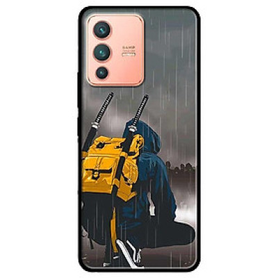 Ốp lưng dành cho Vivo V23 5G / S12 - Vivo Y15s / Y15A mẫu Dưới Mưa Ba Lô Vàng