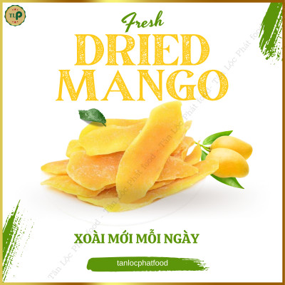 XOÀI SẤY DẺO VỊ TỰ NHIÊN CHUA NGỌT TÂN LỘC PHÁT