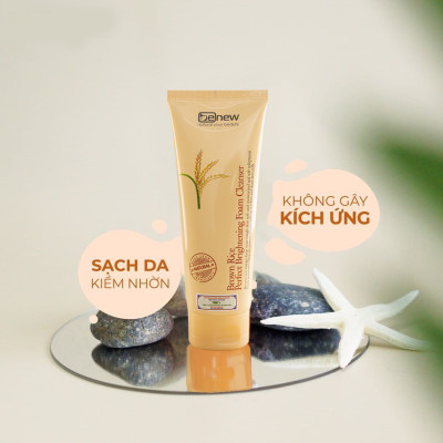 Sữa rửa mặt sáng da mầm Gạo - Benew Brown Rice Brightening 160ml