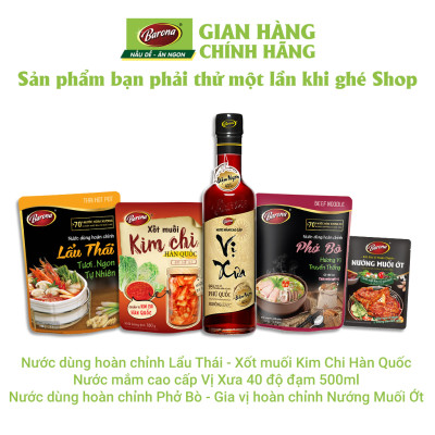 Gia Vị Tôm Rang Thịt Barona 80g ướp ngon chuẩn vị không cần nêm nếm