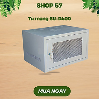 Tủ mạng, Tủ Rack, Rack Cabinet 6U-D400 Treo tường - FAMRACK 6U-D400- Hàng chính hãng